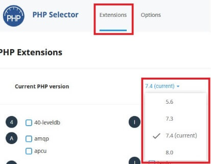 Godaddy Change PHP Version