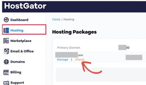 HostGator Hosting Page Change PHP