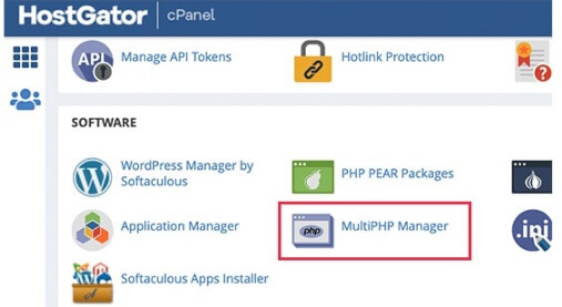 HostGator Select MultiPHP Sections