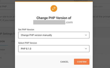 SiteGround Change PHP Version Manually