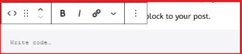 WordPress Code Block